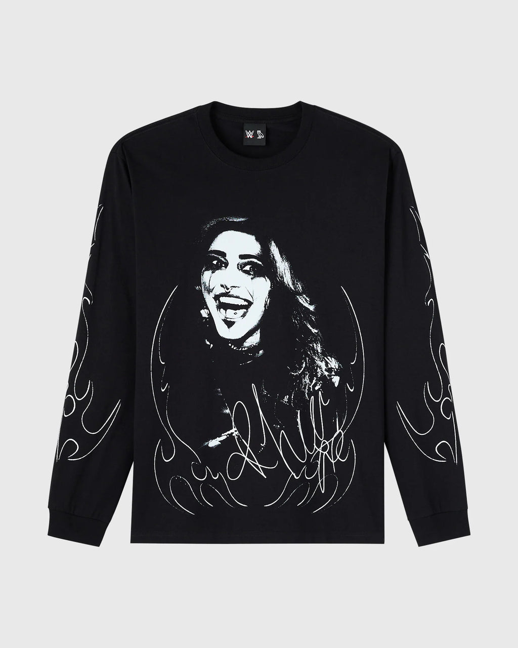 WWE Rhea Ripley Long Sleeve Tee Black