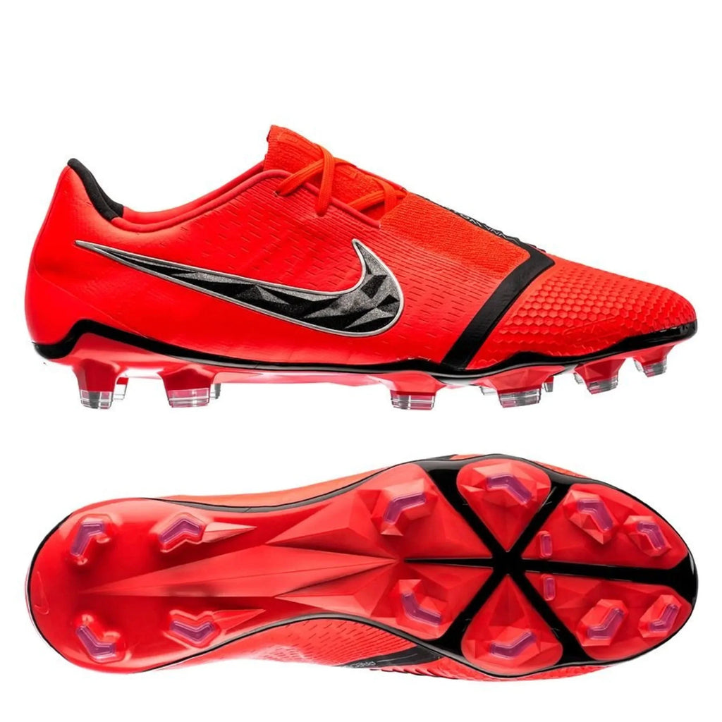 Nike Phantom Venom Elite FG Firm Ground Soccer Cleats Bright Crimson Black