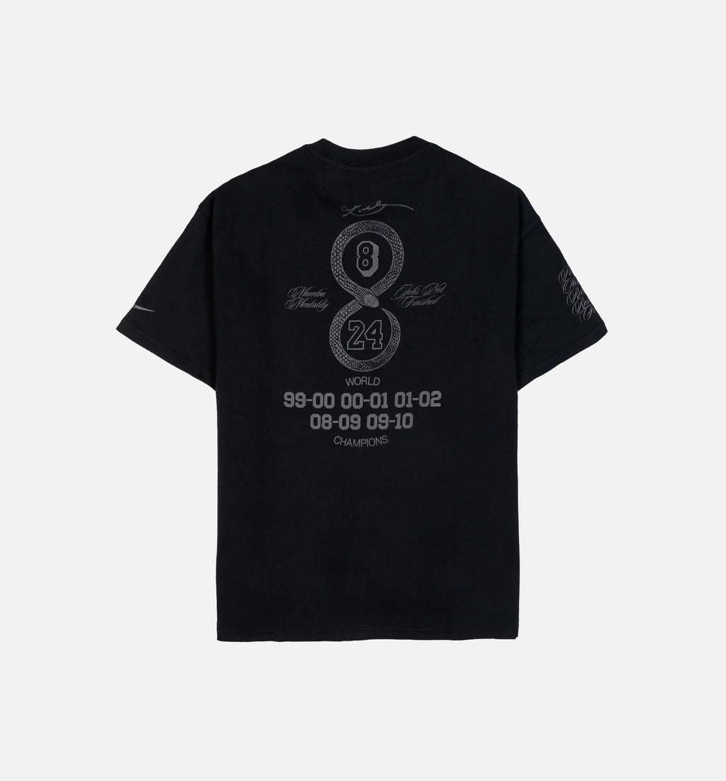 The Gift Of Mamba Mens Short Sleeve Shirt Black