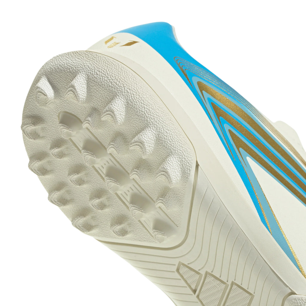 adidas F50 Messi Club Turf Youth Soccer Cleats Ivory