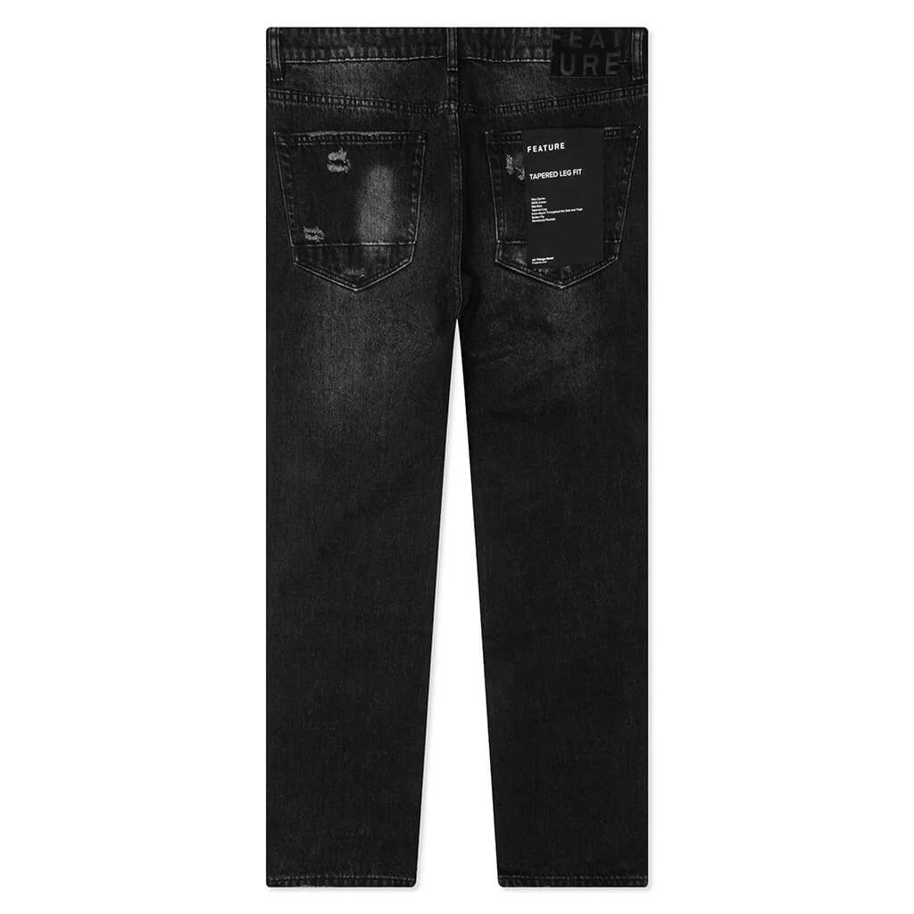 Jacob Tapered Denim Vintage Black