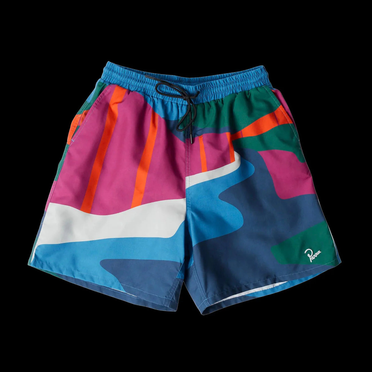 By Parra The Festival Fence Swim Short Blue