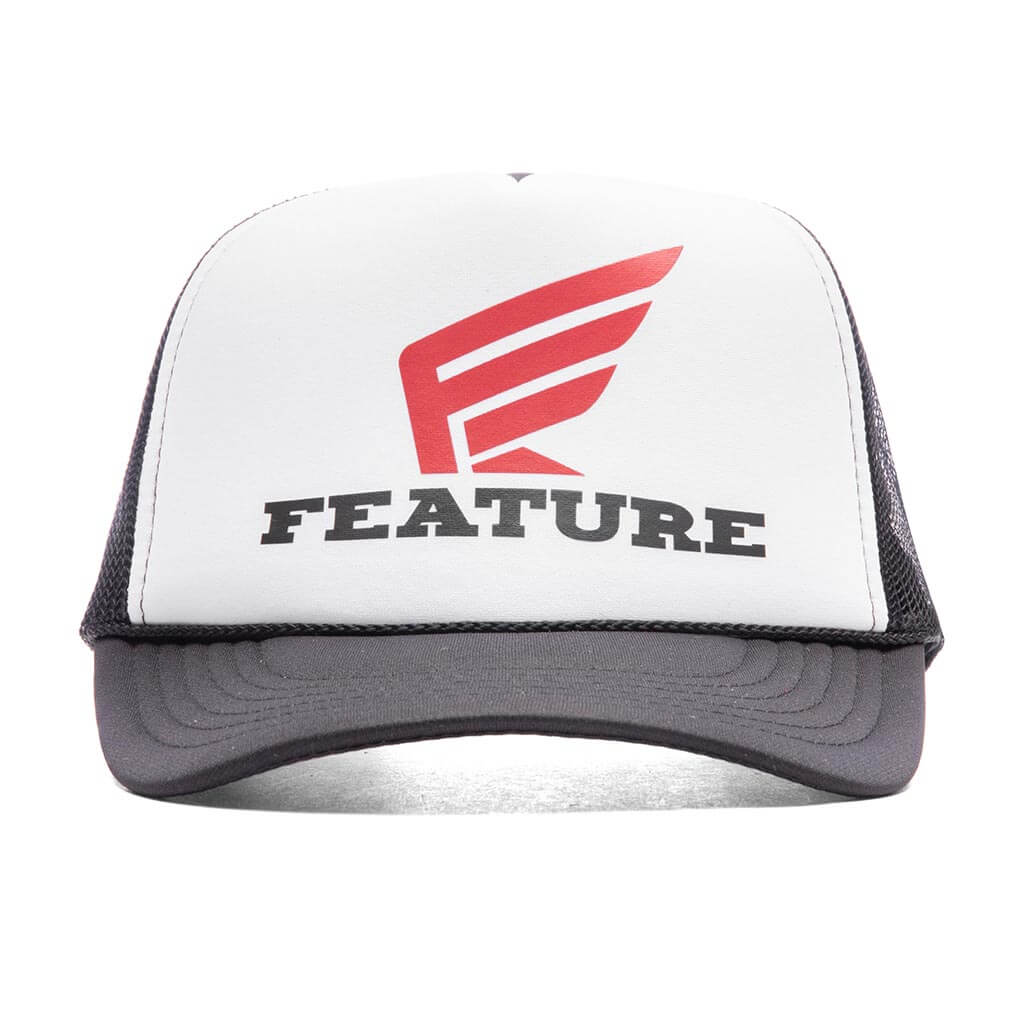 Wing Trucker Black White