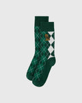 OVO Golf Argyle Sock Lush Green