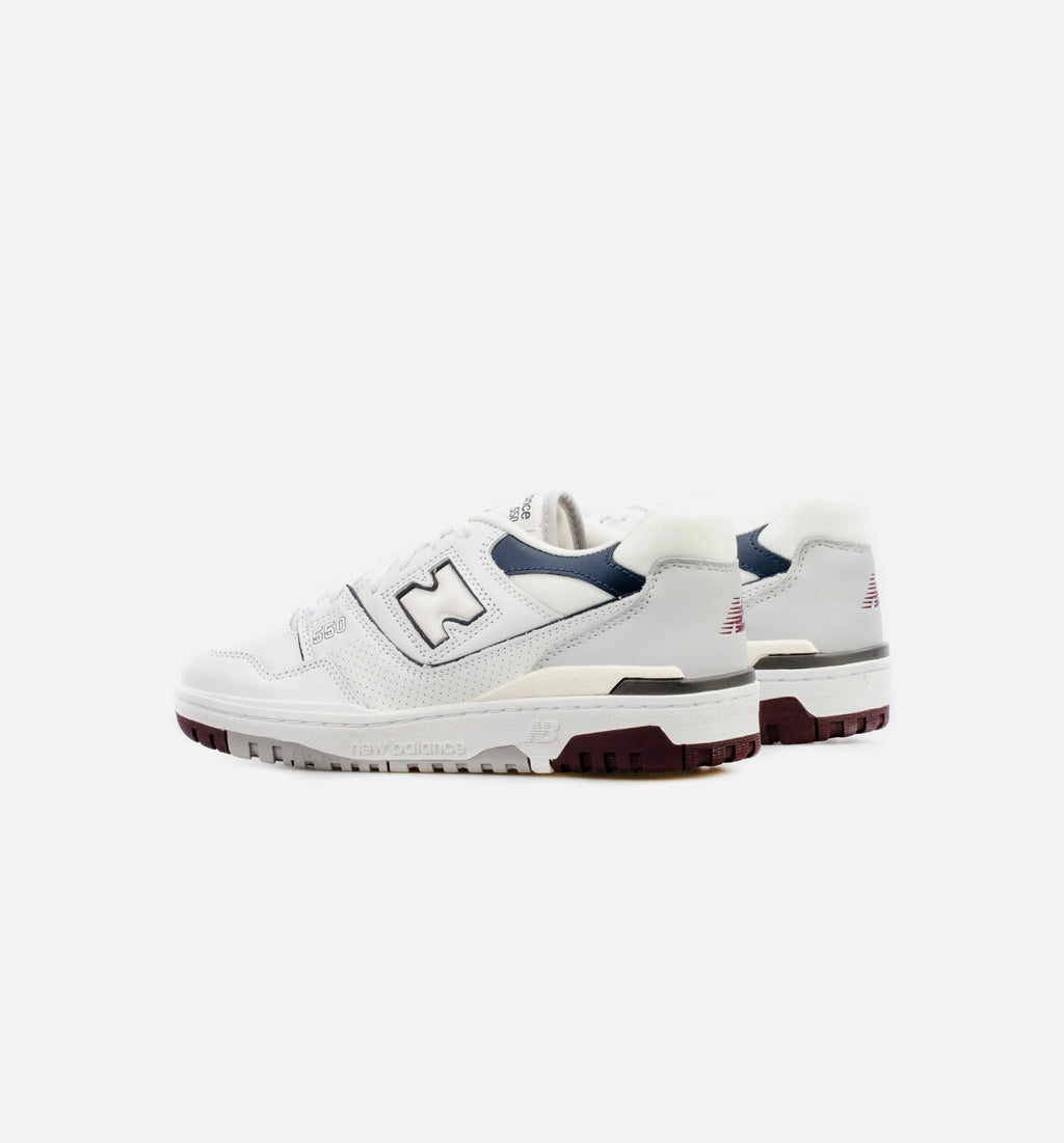 550 Maroon Navy Mens Lifestyle Shoe White Navy Blue