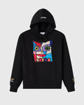 Britto Owl Hoodie Black