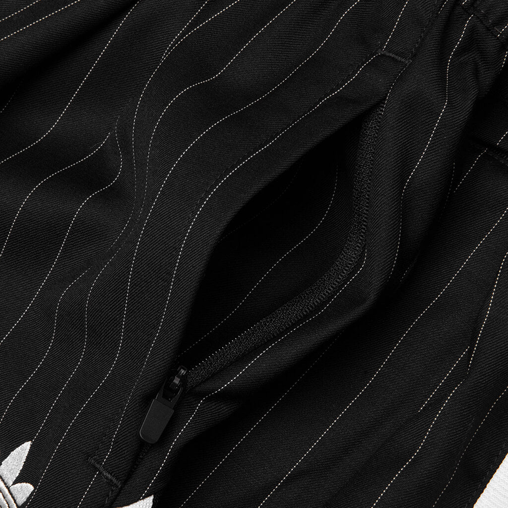 Adidas Originals x Willy Chavarria Pinstripe Shorts Black White