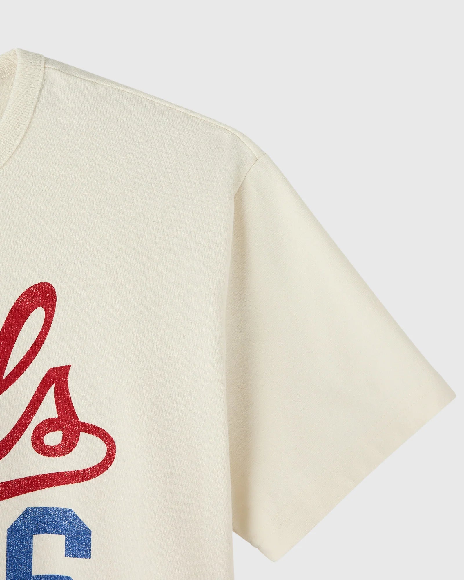 Owls Script Tee Cream