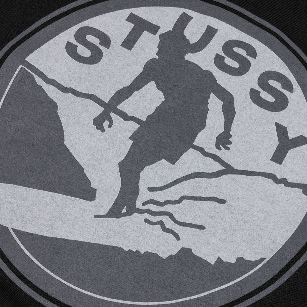 Surf Club Pigment Dyed Tee Black