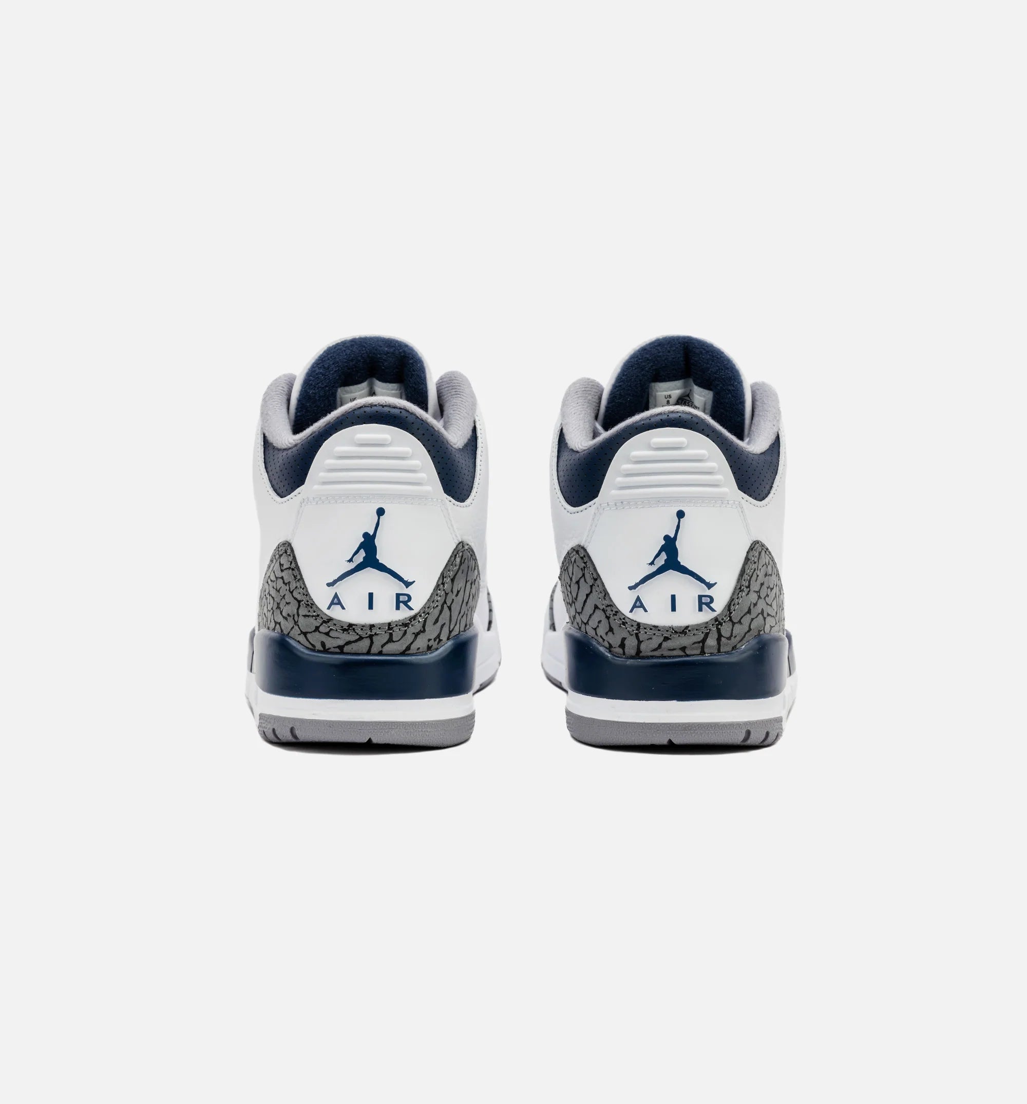 Air Jordan 3 Retro Midnight Navy Mens Lifestyle Shoe White Midnight Navy