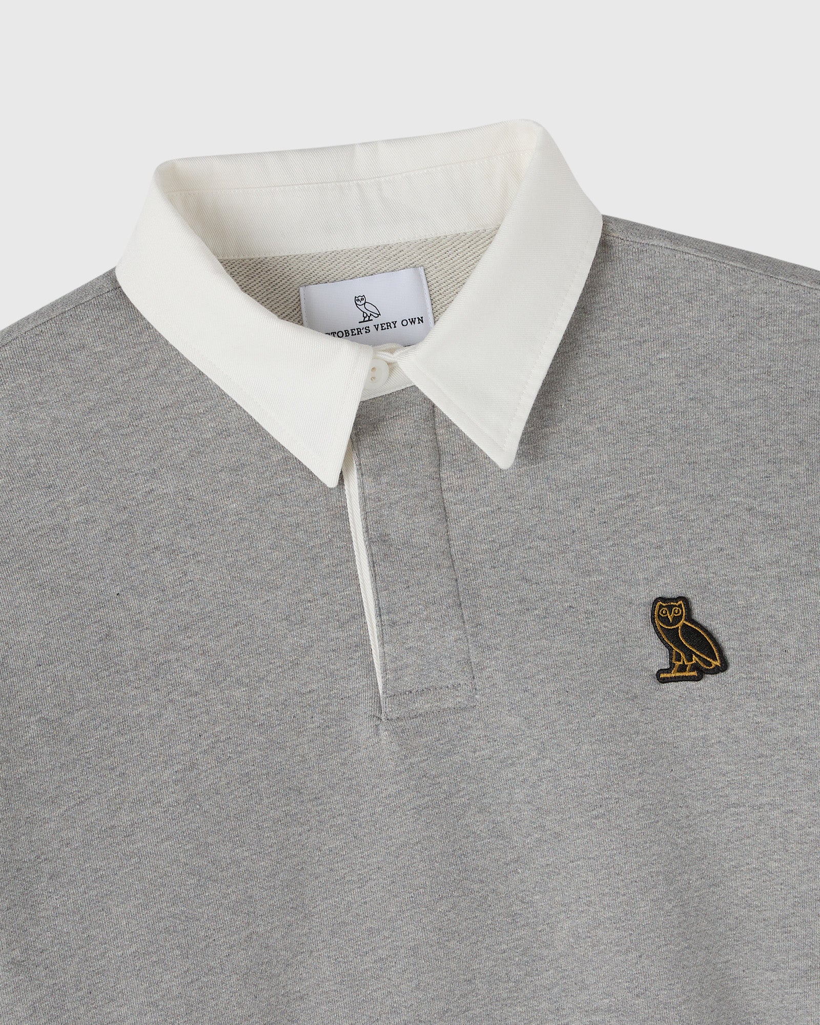 Classic Rugby Polo Heather Grey