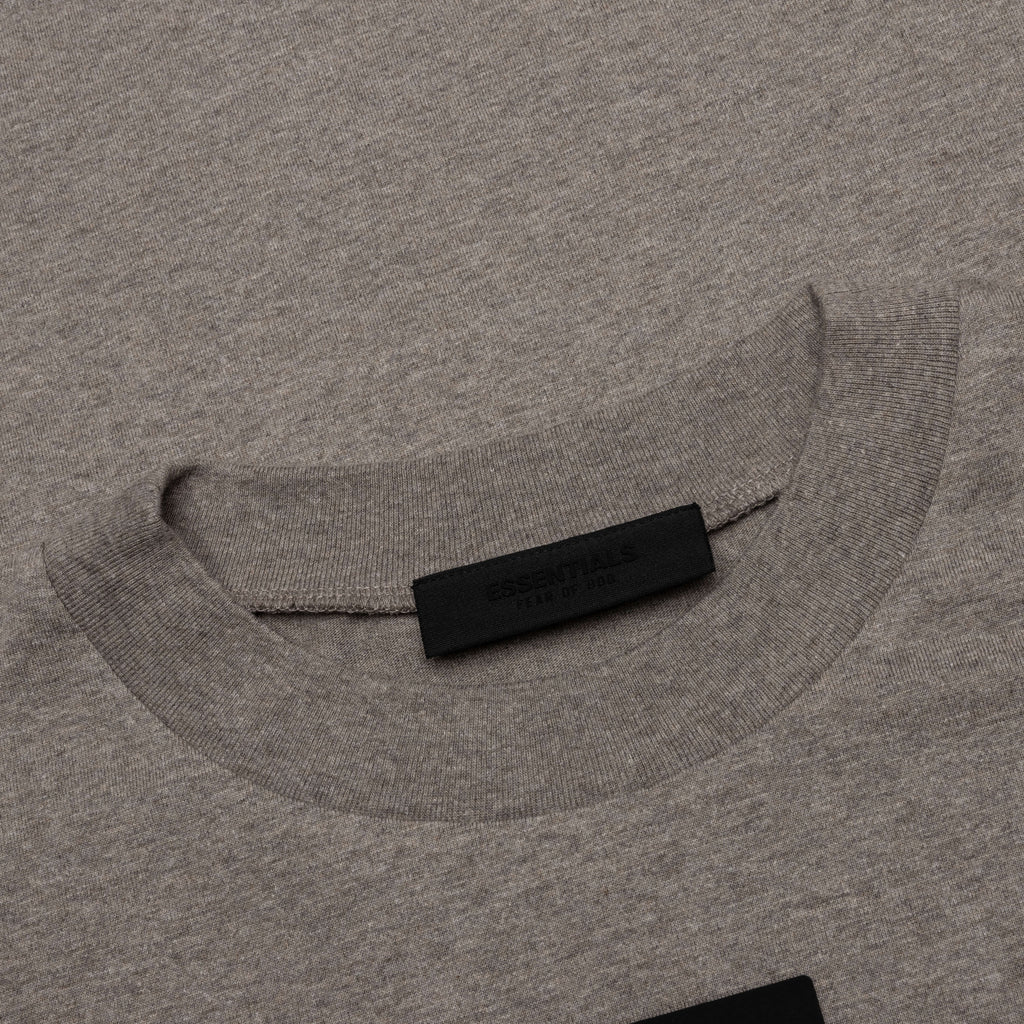 Essentials L S Tee Heather Grey