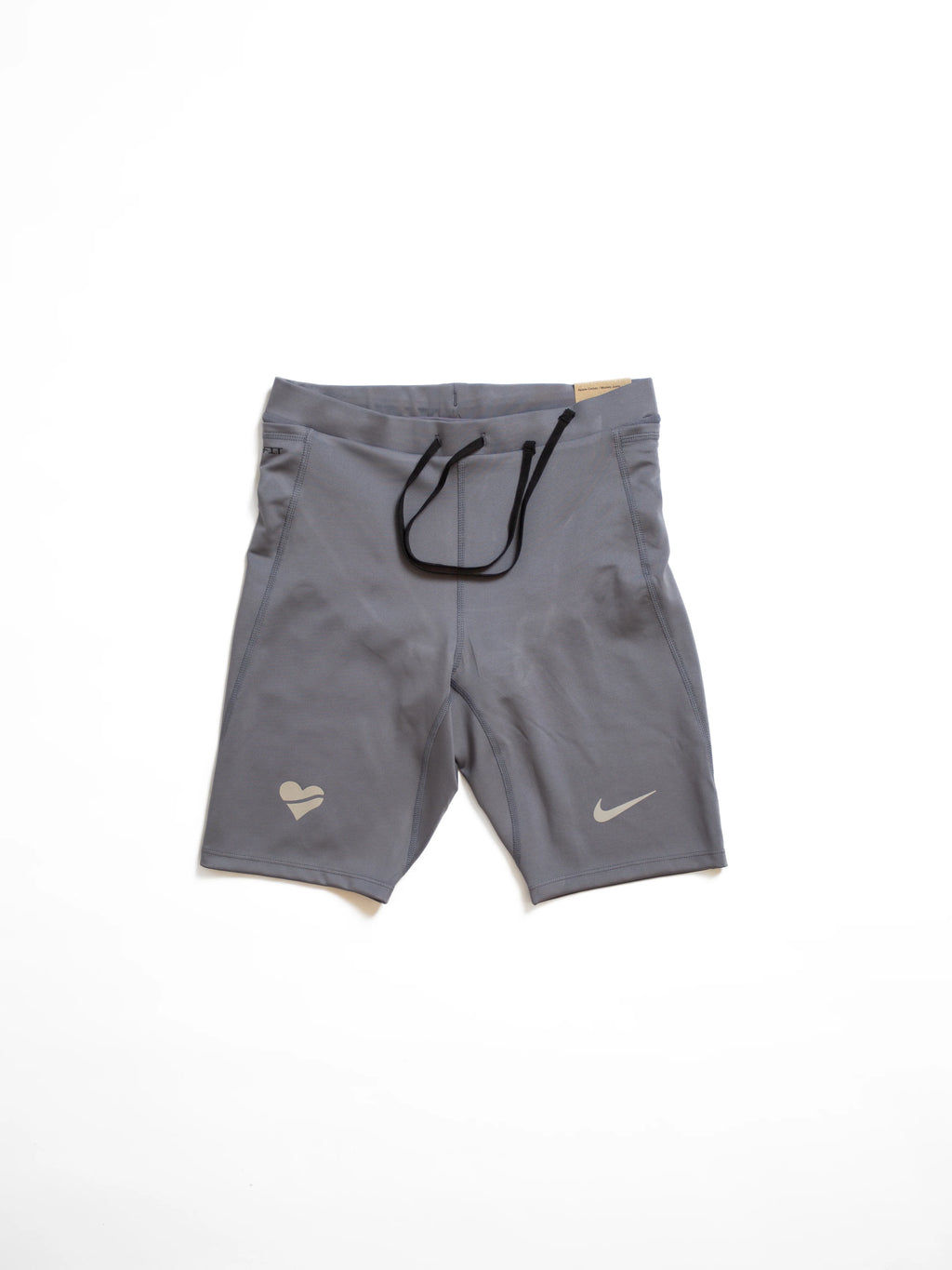 Nike Mens Fast Dri FIT Brief Lined Running 1 2 Length Tights