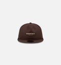 Walnut Fear Of God Essentials Retro Crown 9Fifty Strapback Mens Hat Brown
