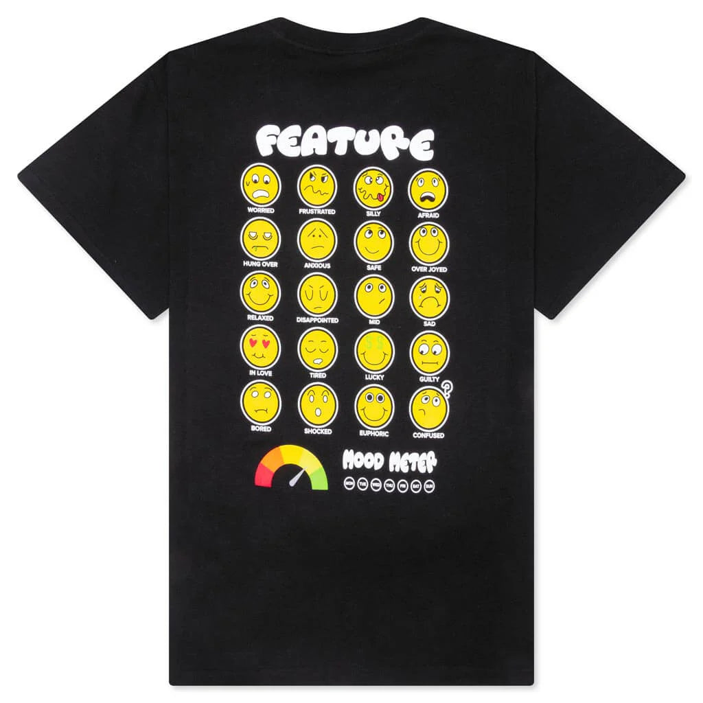 Mood Meter Tee Black