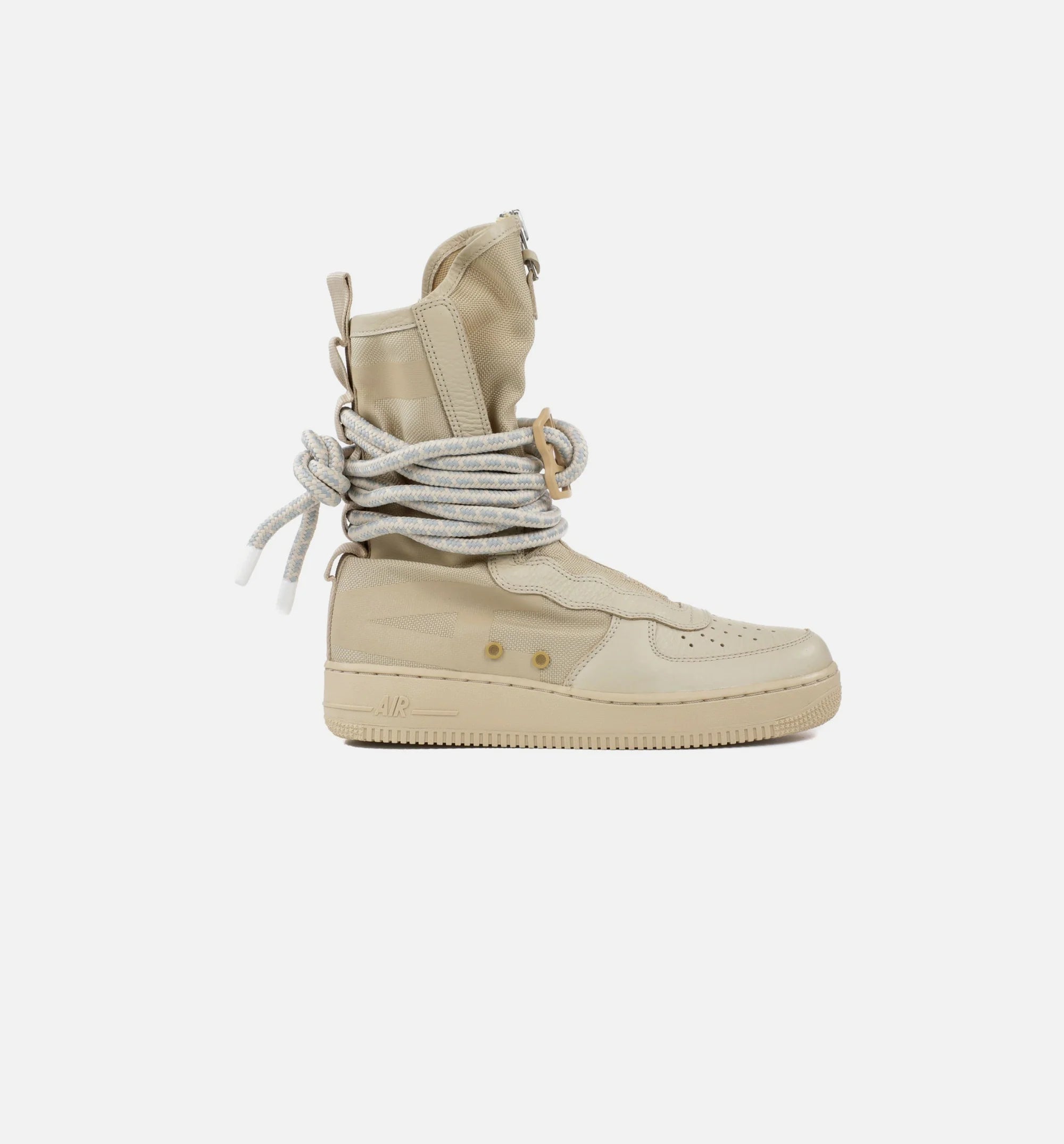 SF Air Force 1 Hi Womens Shoe Tan White