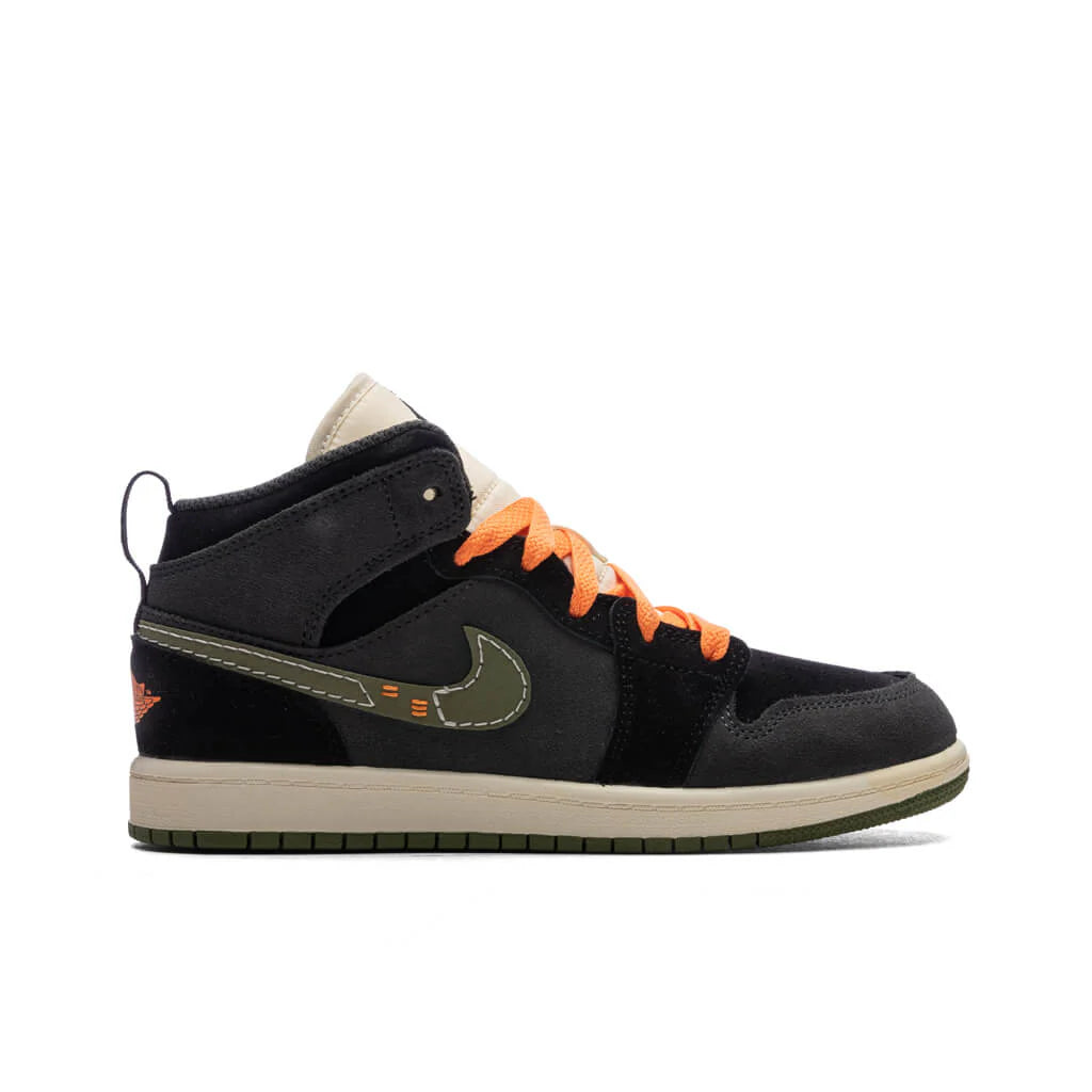 Jordan 1 Mid SE Craft PS Anthracite Sky J Light Olive Black