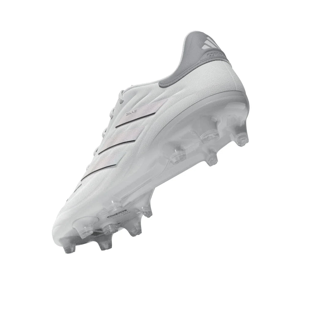adidas Copa Pure 2 Elite FG Firm Ground Soccer Cleats White Silver Metallic