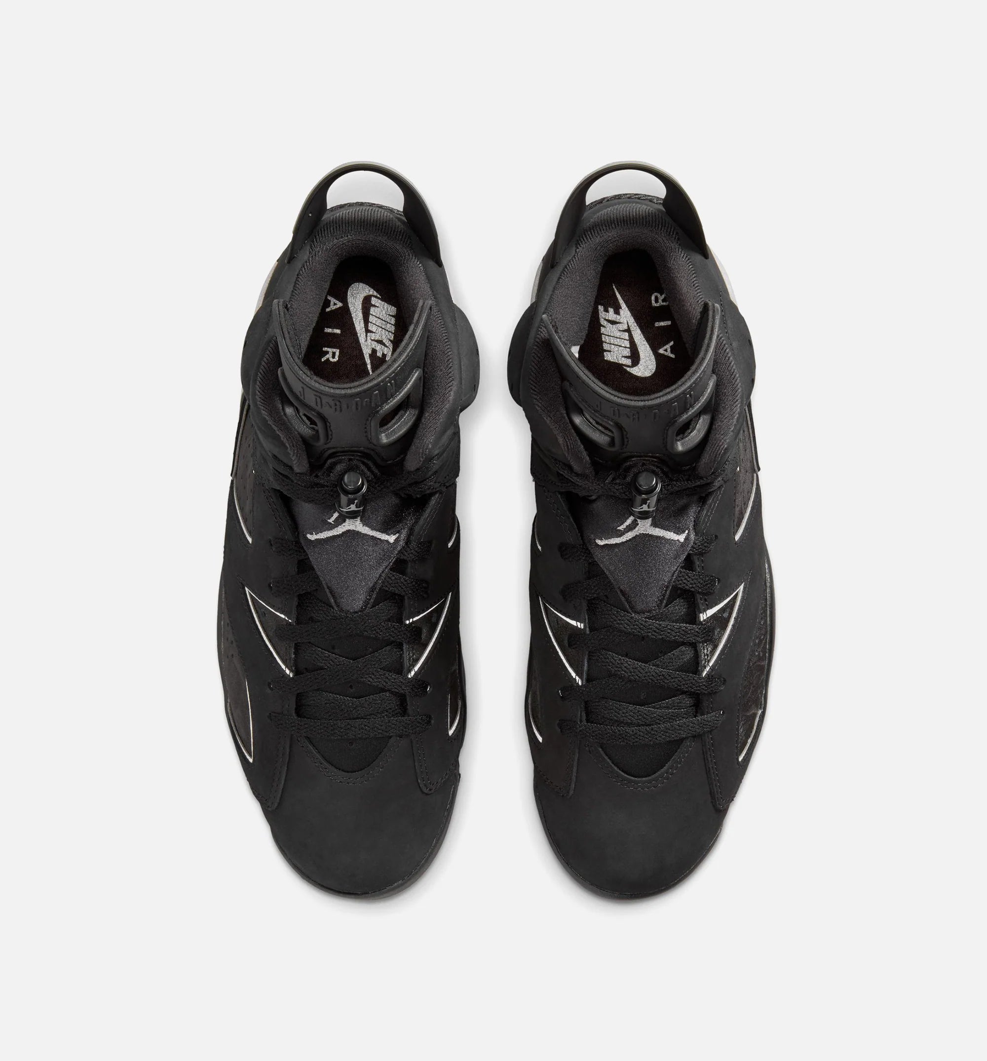 Air Jordan 6 Cap And Gown Mens Lifestyle Shoe Black Reflective Silver Black Free Shipping