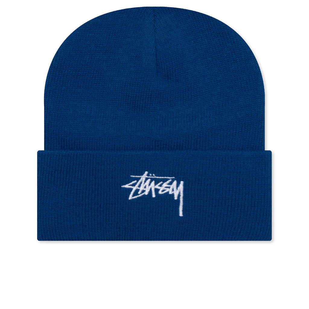 Stock Cuff Beanie Dark Blue