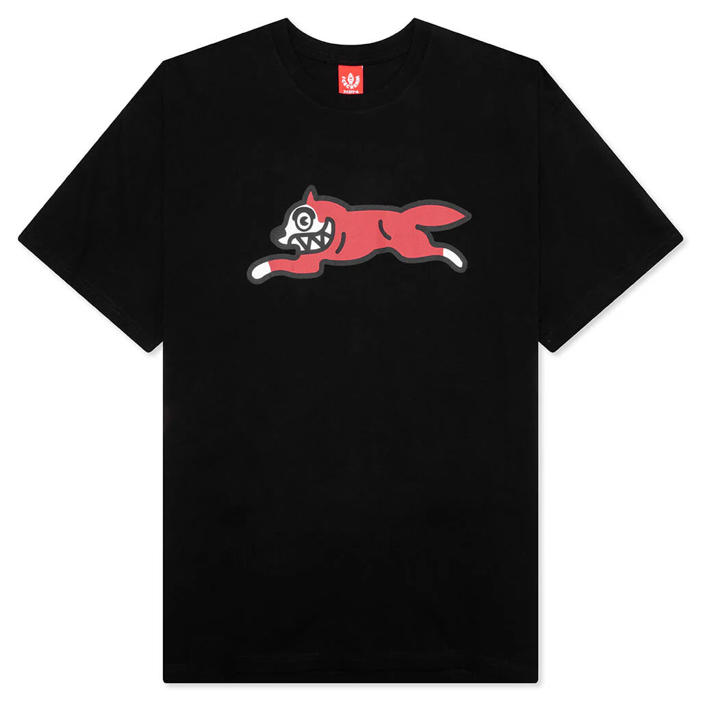Running Dog S S Tee Black