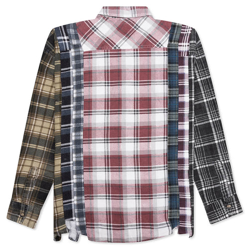 7 Cuts Flannel Shirt Assorted