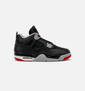 Air Jordan 4 Retro Bred Reimagined Mens Lifestyle Shoe Black Fire Red Cement Grey Summit White Limit One Per Customer