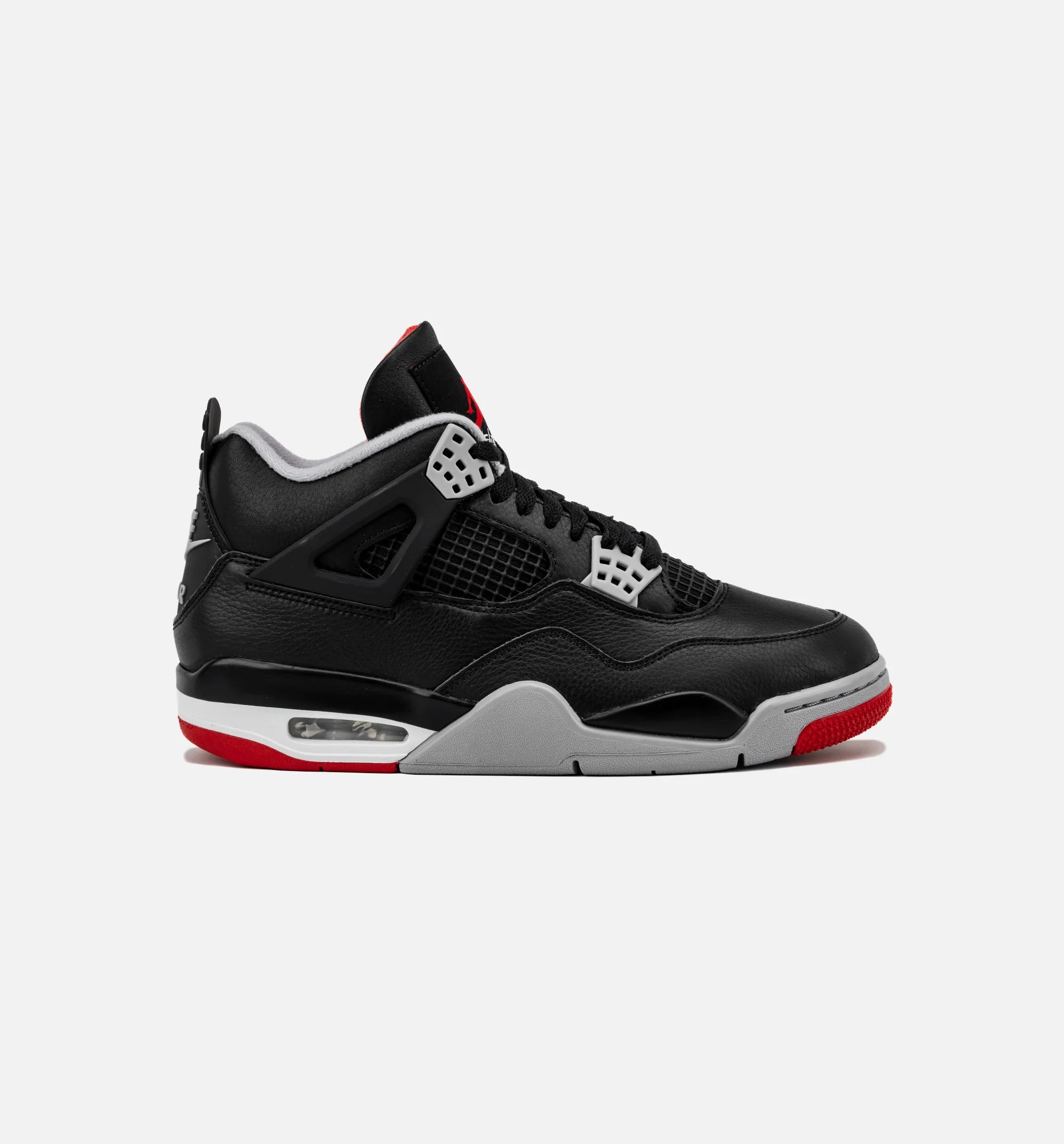 Air Jordan 4 Retro Bred Reimagined Mens Lifestyle Shoe Black Fire Red Cement Grey Summit White Limit One Per Customer