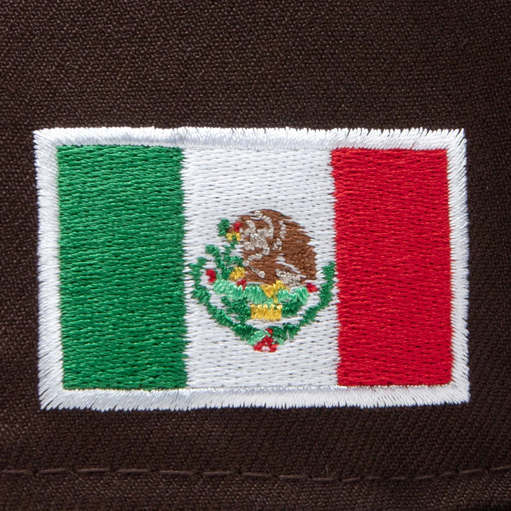 FEATURE x New Era 9FIFTY A Frame Snapback Mexico Pack Burnt Wood