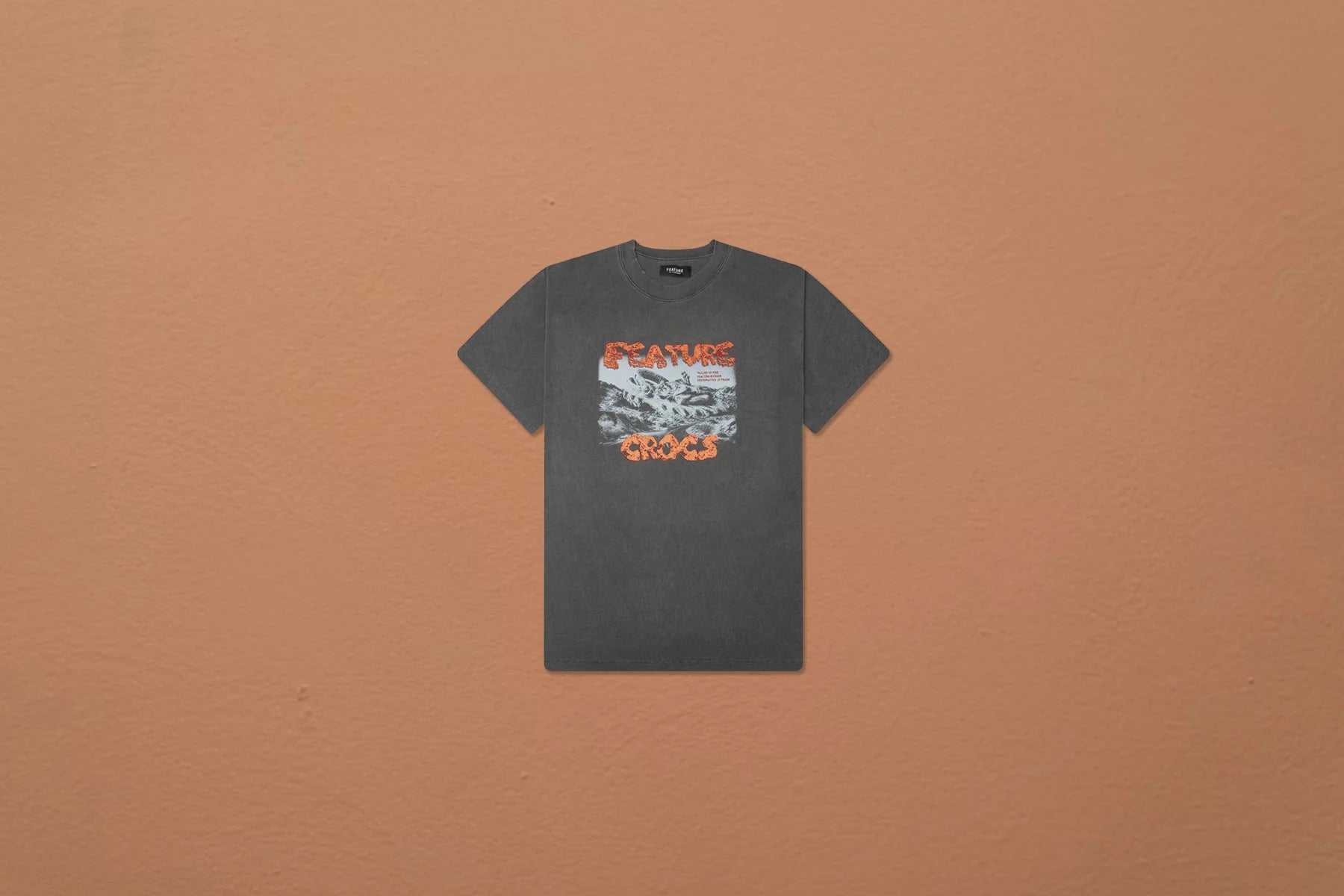 FEATURE x Crocs Valley of Crocs Tee Pigment Black