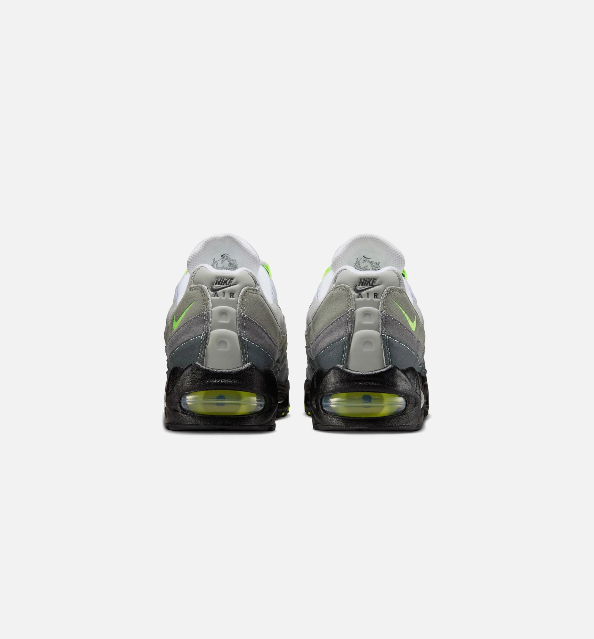 Air Max 95 Big Bubble Mens Lifestyle Shoe Black Neon Yellow Cool Grey