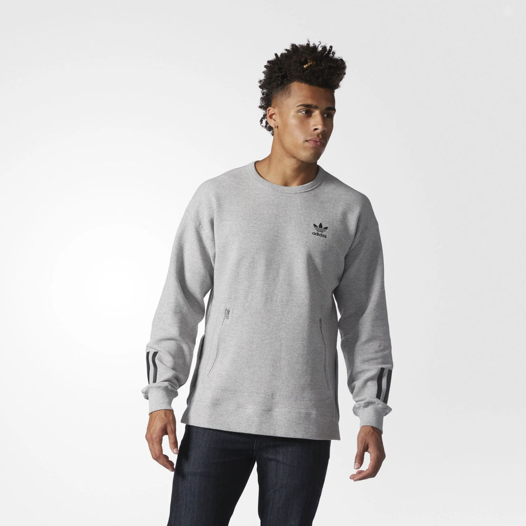 Nova Instinct Crew Sweatshirt Mens Heather Grey