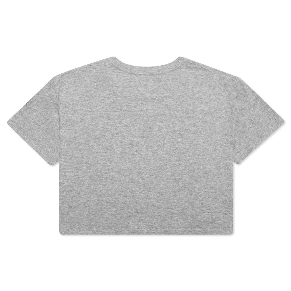 Womens Crop Top Athletic Heather