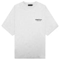 Jersey Crewneck T Shirt Light Heather Gray