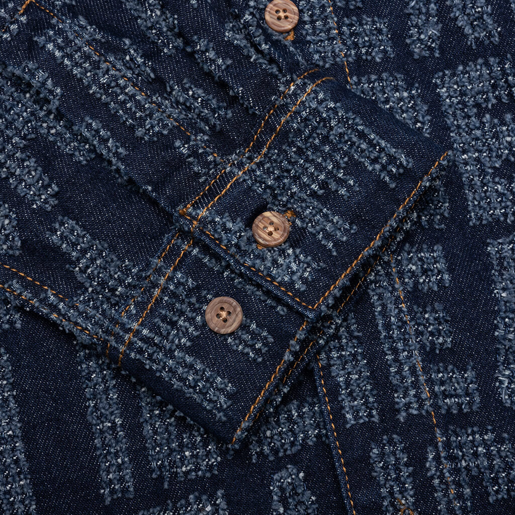 Oversized Echo L S Shirt Blue Moon