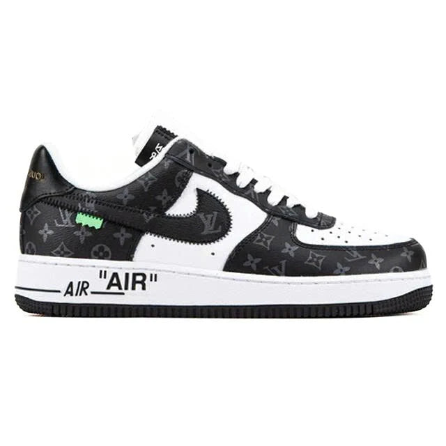 Louis Vuitton x Nike Air Force 1 Low Virgil Abloh Black White Monogram