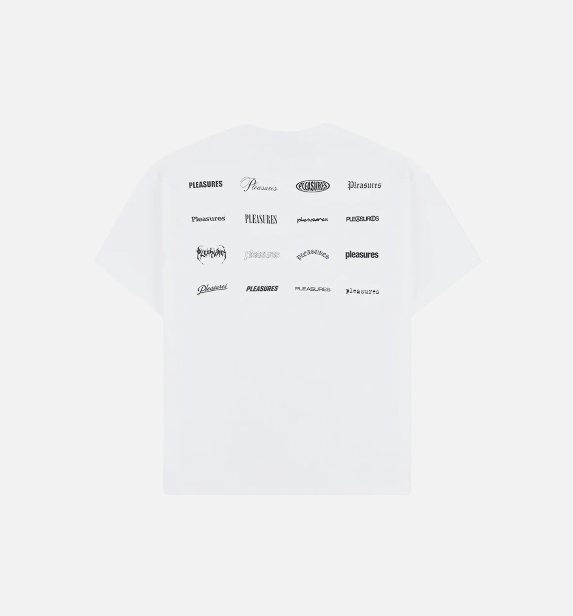 Wordmark Mens Short Sleeve Shirt White