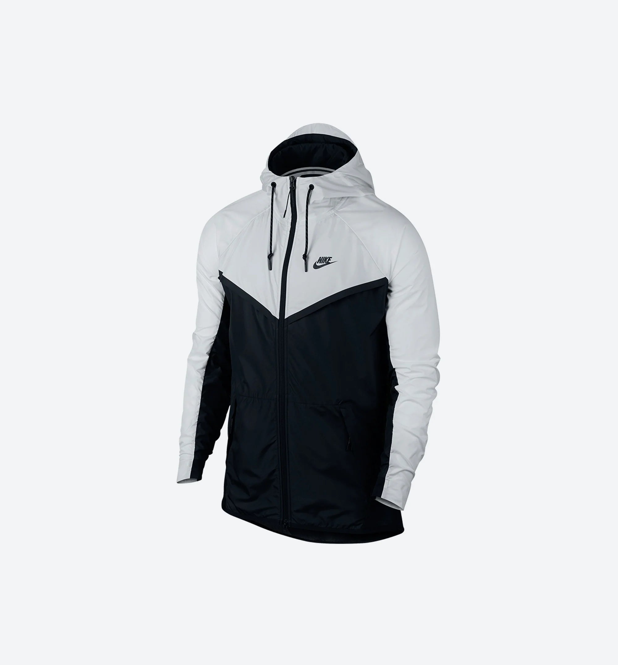 Tech Hypermesh Windrunner Mens Jacket Black White