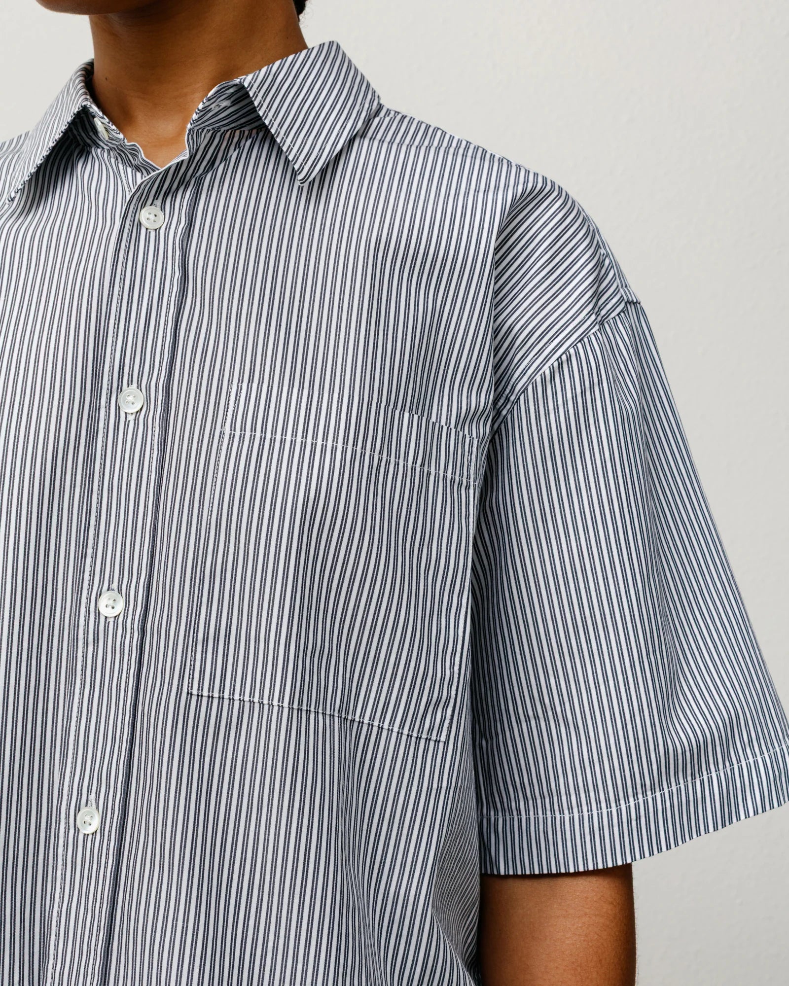 BOXY SS SHIRT 8 BALL STRIPE