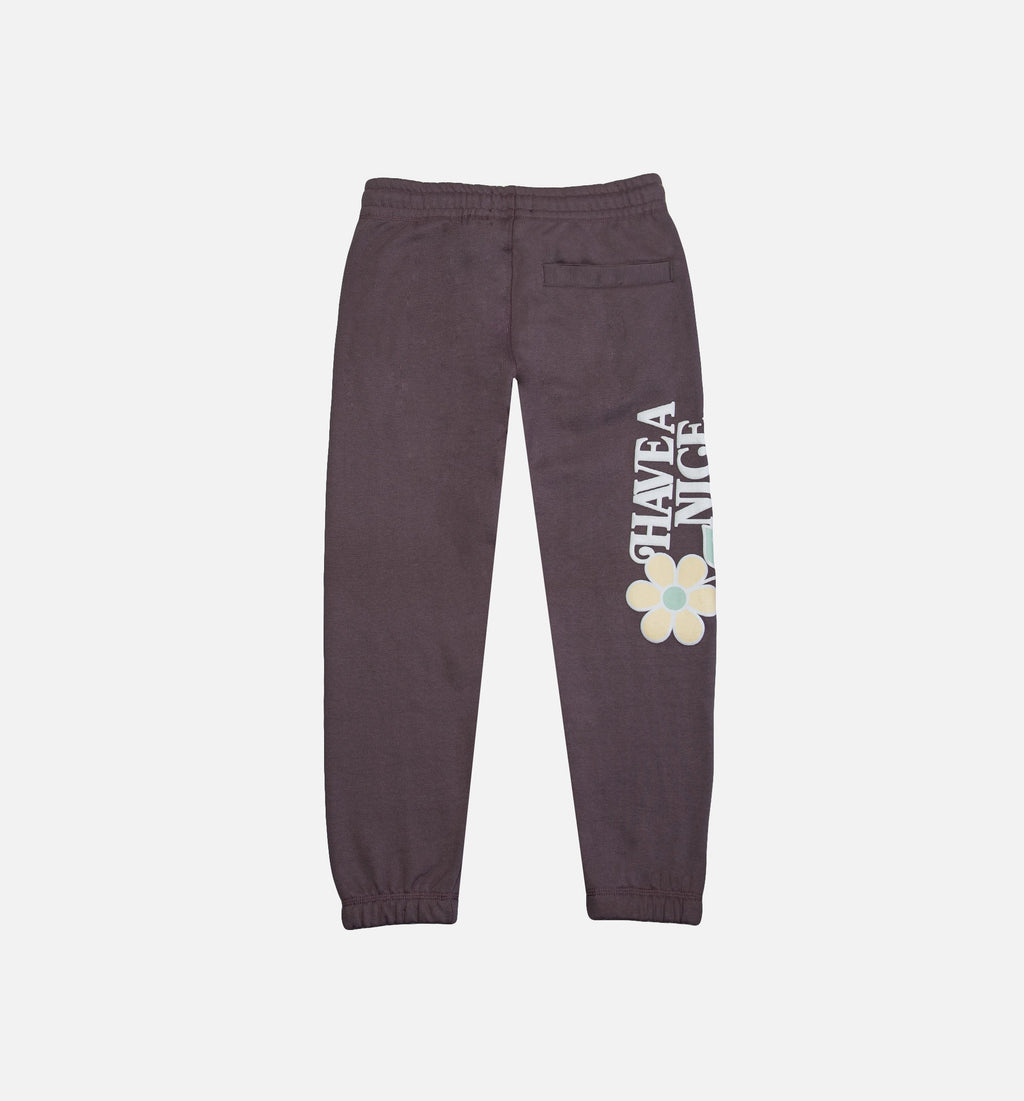 Nice Day Fleece Pants Muave Purple