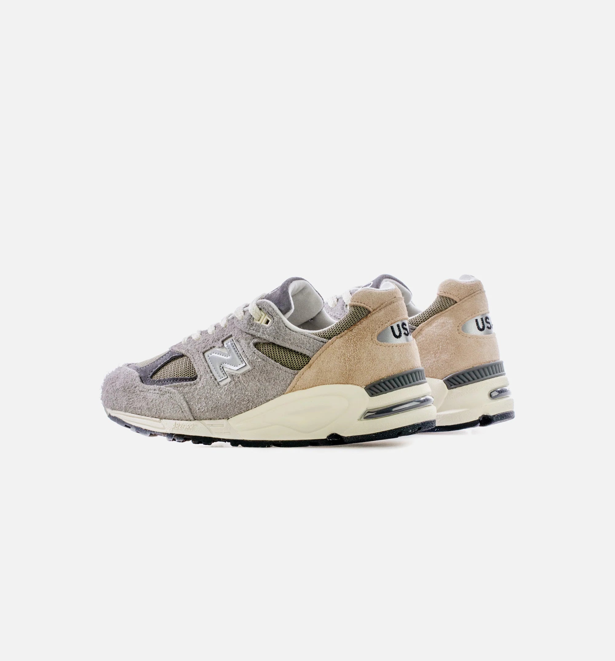 Teddy Santis Made in USA 990V2 Mens Running Shoe Grey Tan