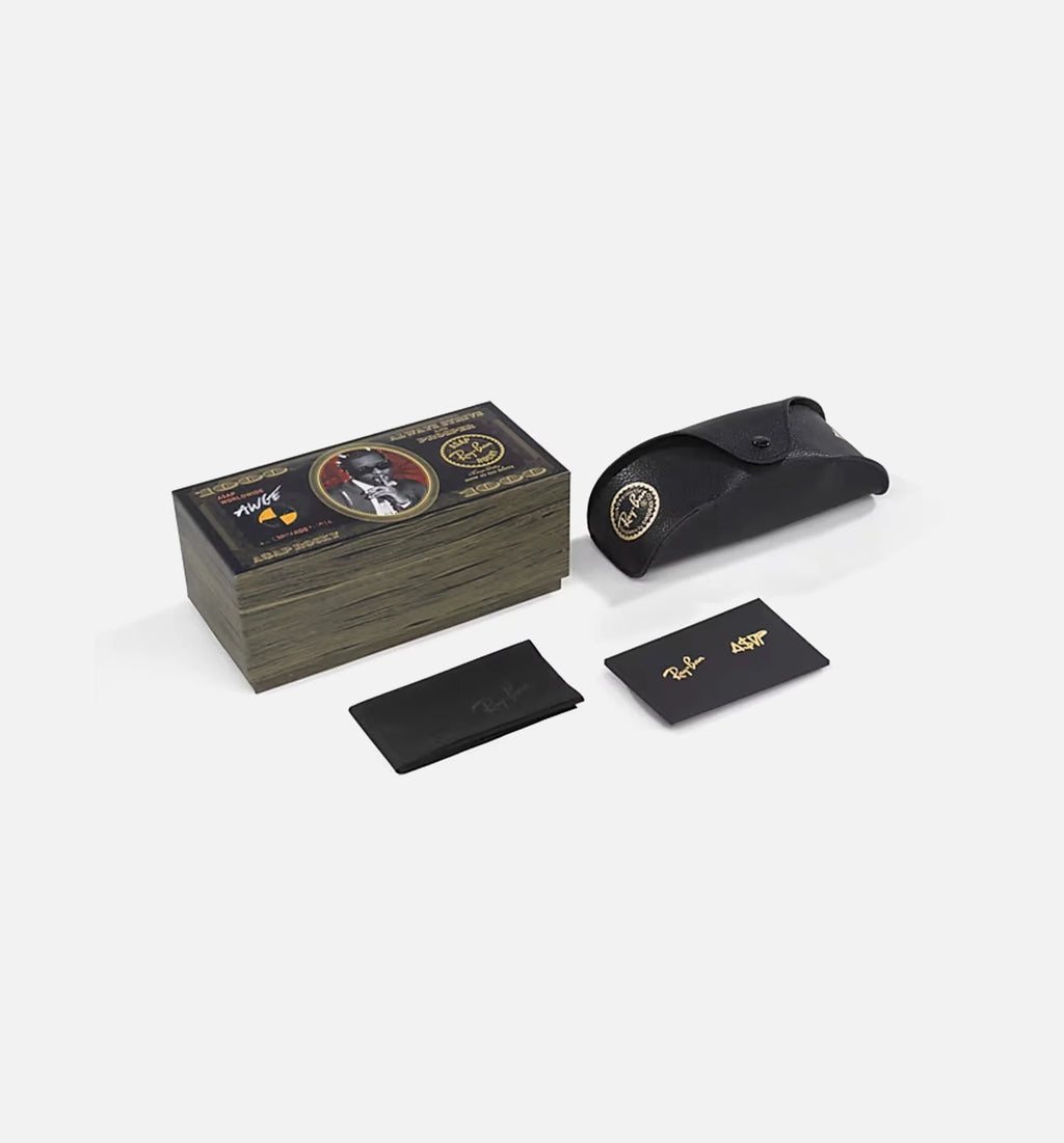 Asap Rocky x Mega Balorama Mens Sunglasses Black Gold