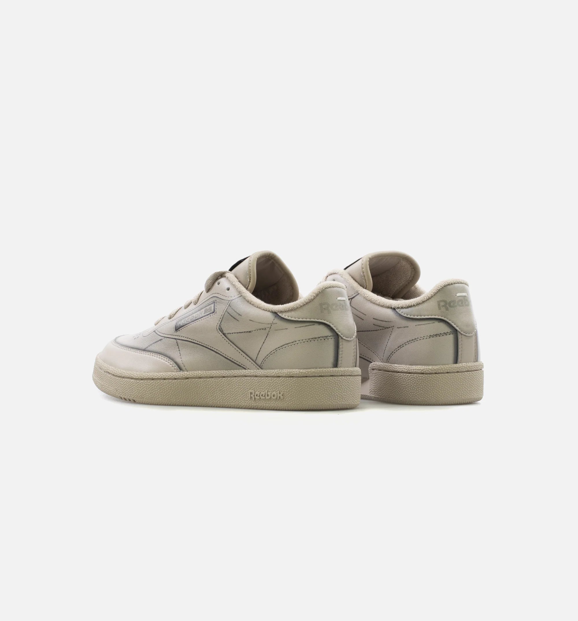 Maison Margiela Club C Trompe Mend Lifestyle Shoe Tan Tan