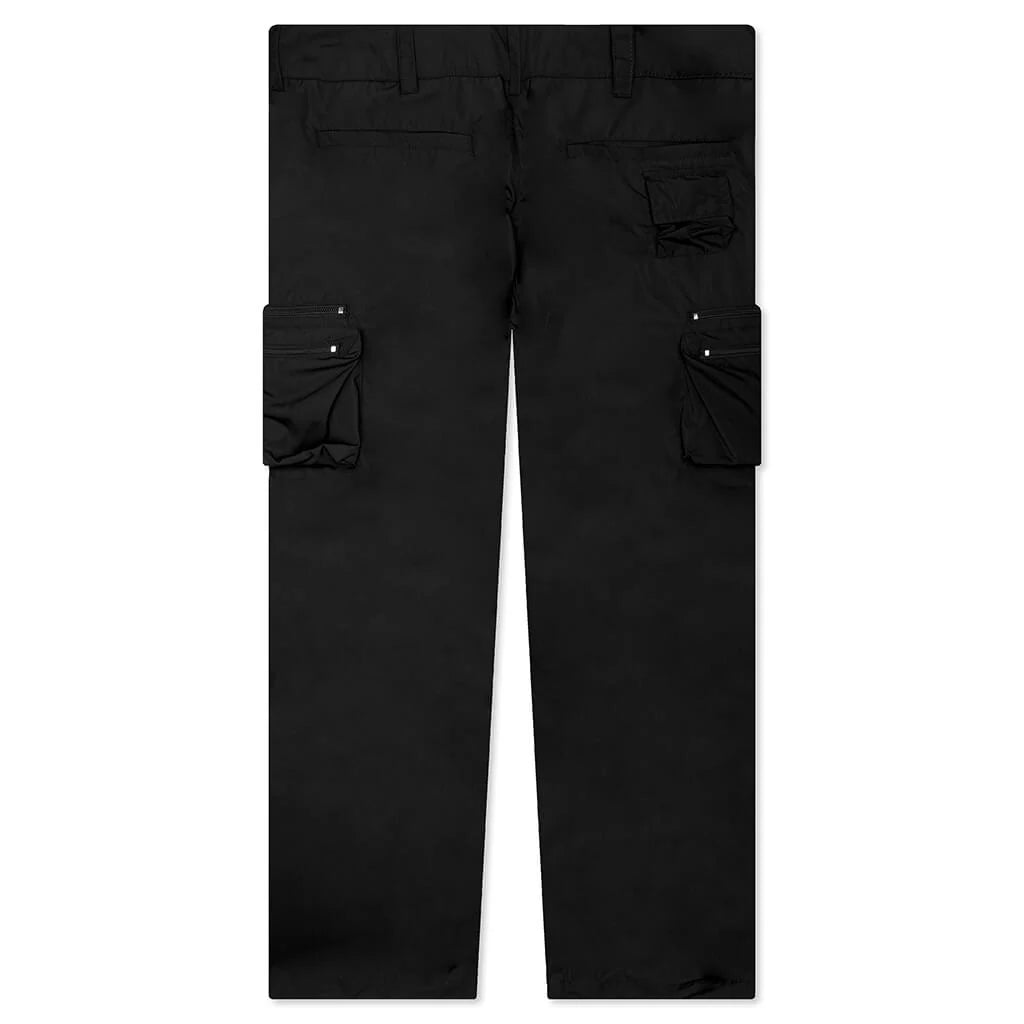 Simon Parachute Utility Pant Black