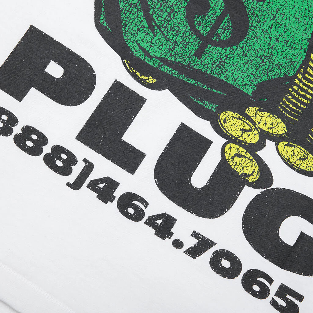 Call My Plug T Shirt White