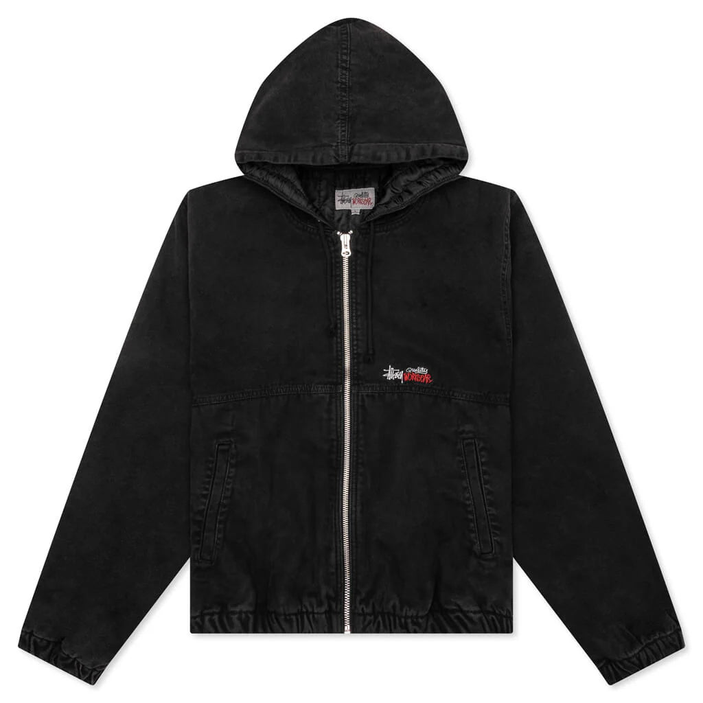 Canvas Insulated Work Jacket Black
