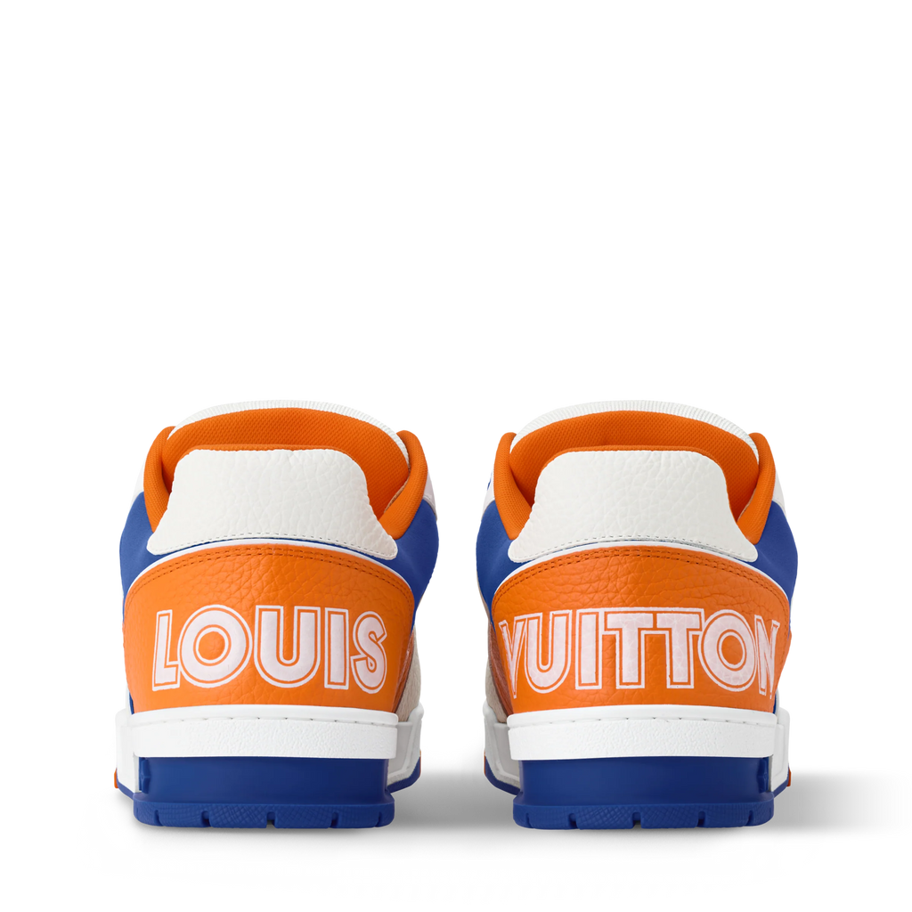 Louis Vuitton LV Trainer Orange Velcro Strap Sneaker