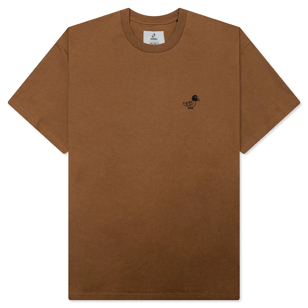 Carhartt WIP x Invincible S S Madison Duck T Shirt Hamilton Brown Black