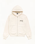 BEACH ROOTS ZIP HOODIE GARMENT DYED