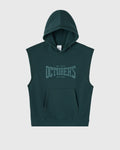 Sleeveless Training Hoodie Midnight Green